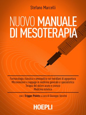 cover image of Nuovo manuale di mesoterapia